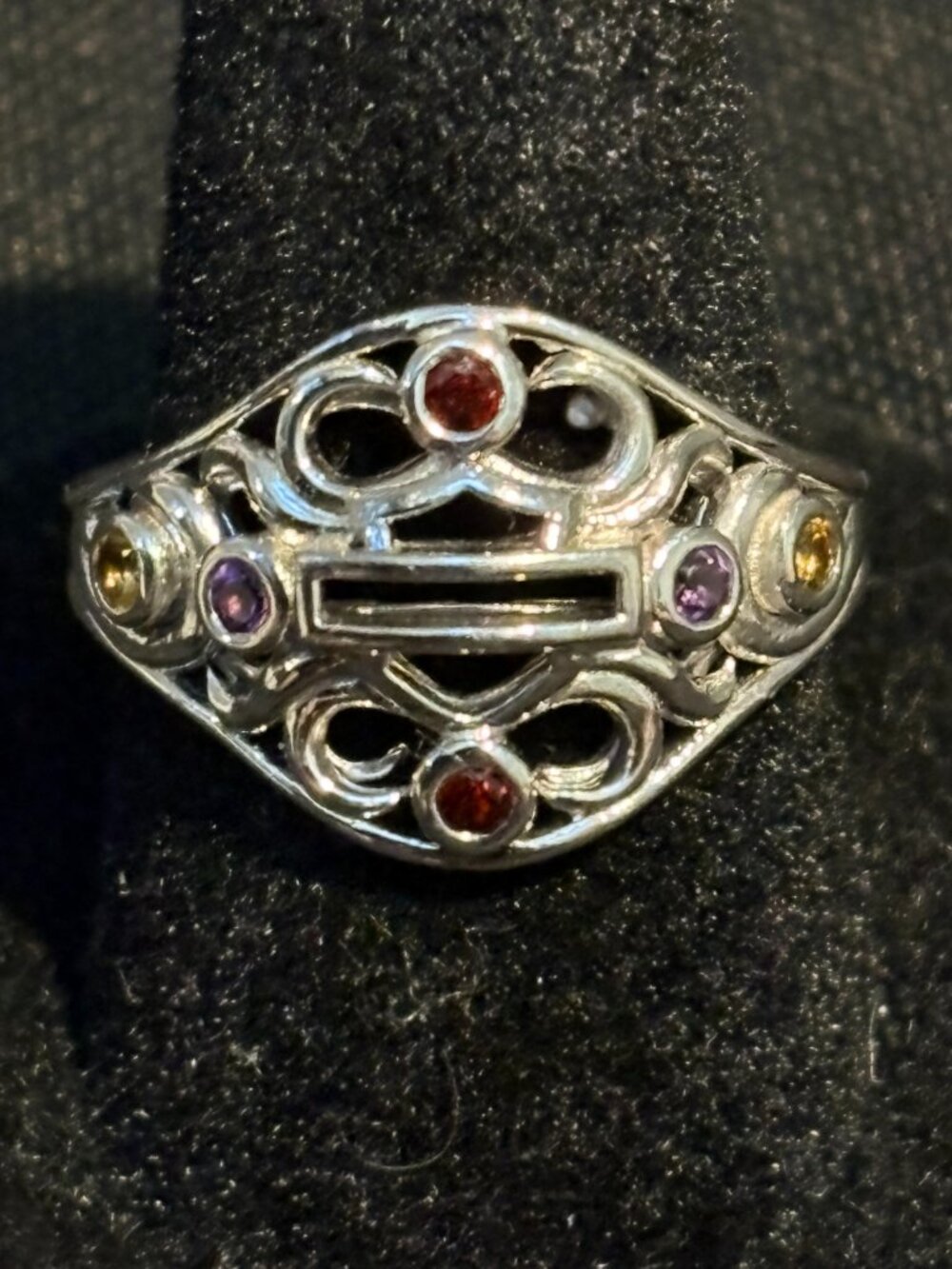 HARLEY DAVIDSON LADIES STERLING SILVER RING